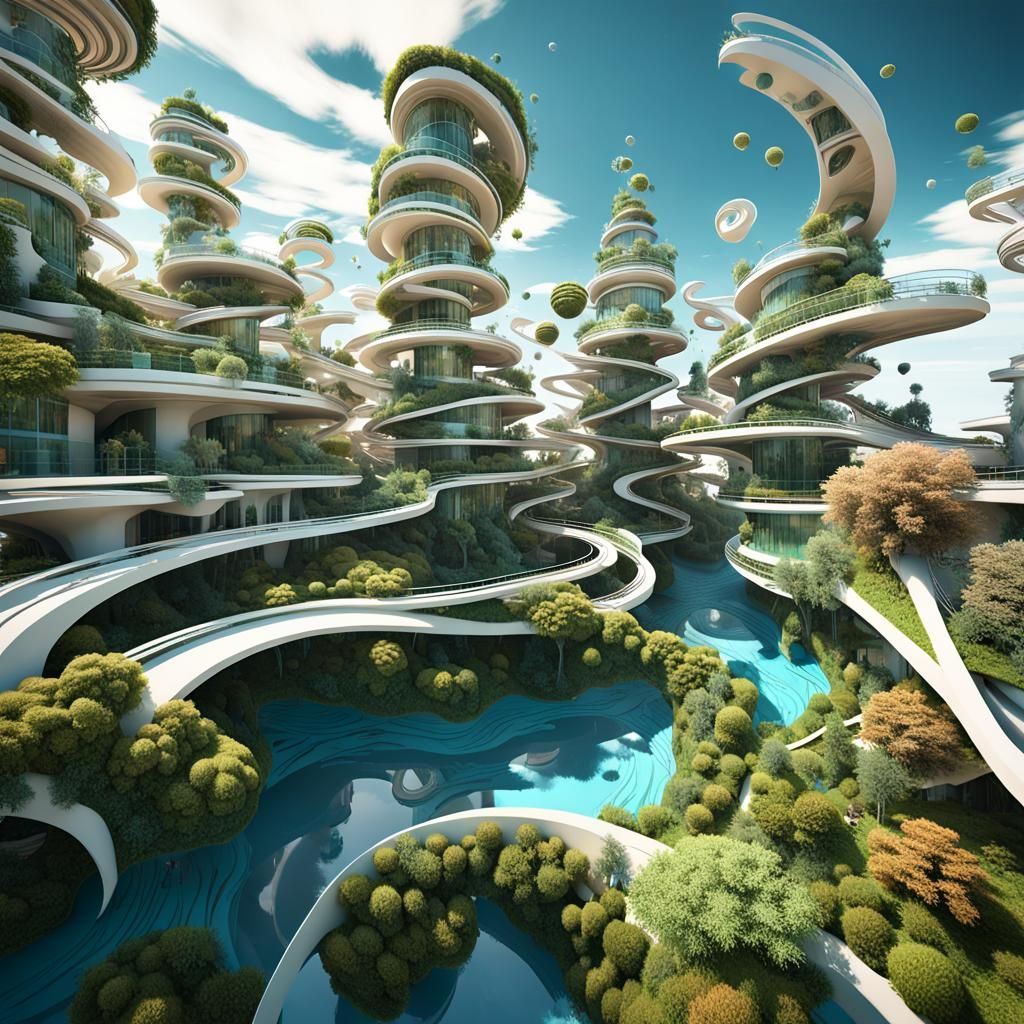 Surreal 3D Render: Expect the Unexpected