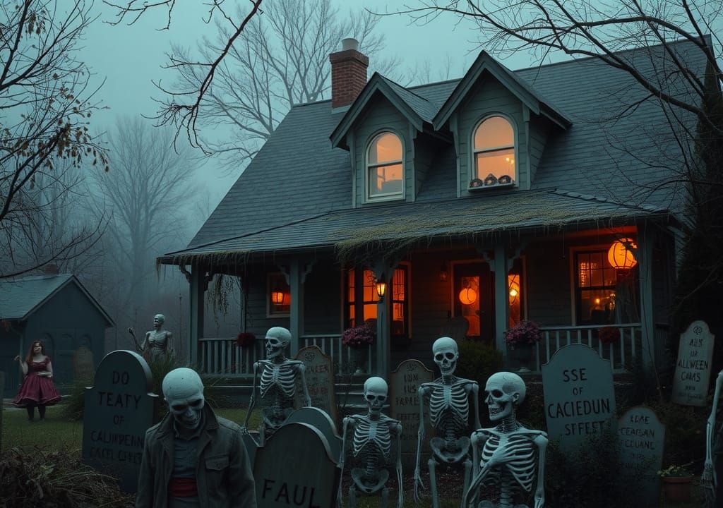 Spooky Graveyard Transformation in Cinematic 4K