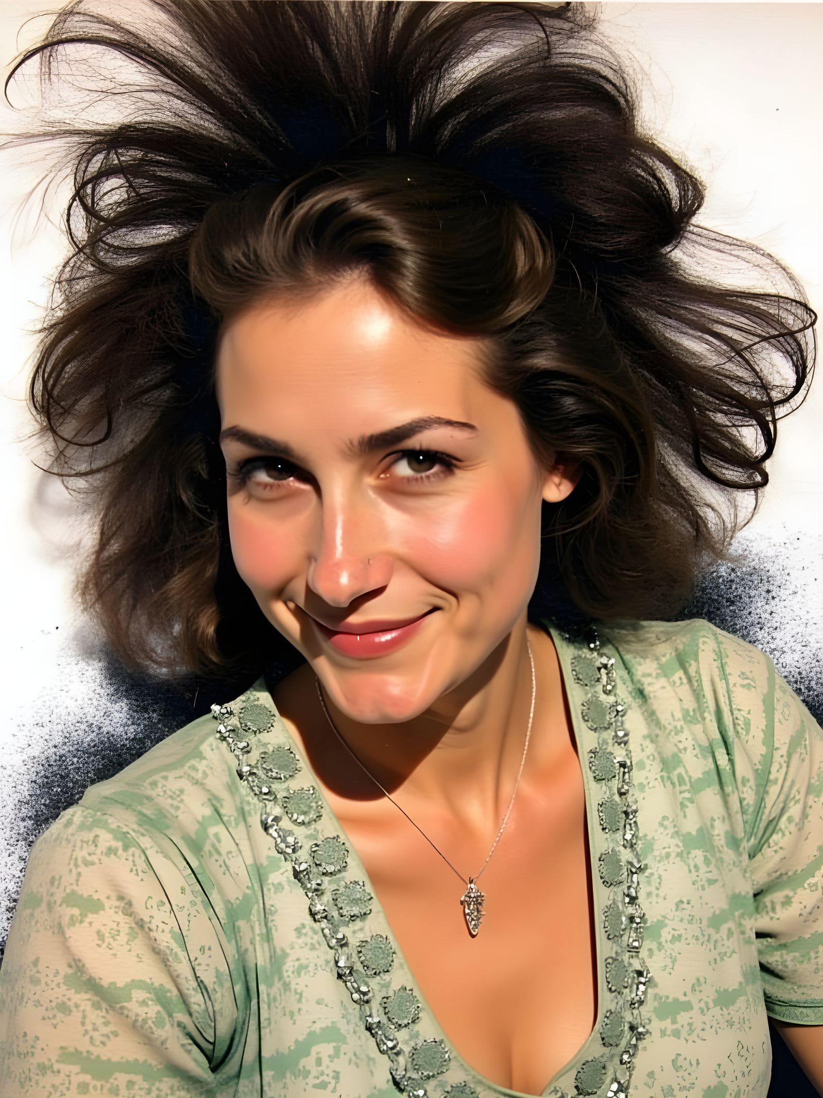 Vintage Postcard Portrait of a Woman