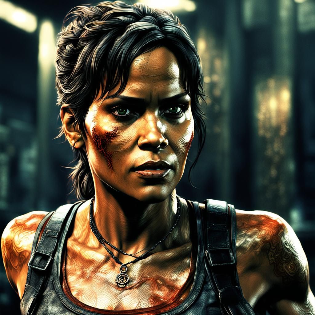Halle Berry as Sheva Alomar: Hyperrealistic Image