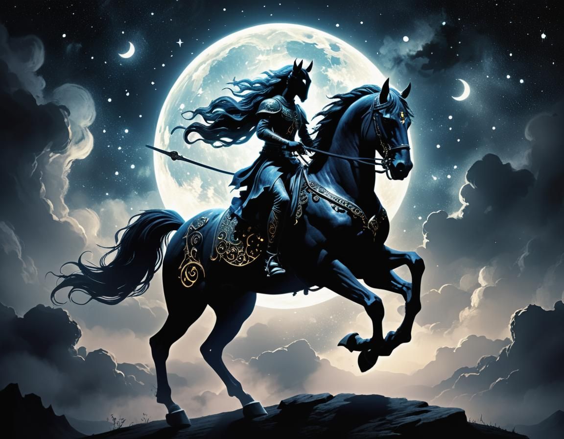 Celestial Rider on Nightmare Steed