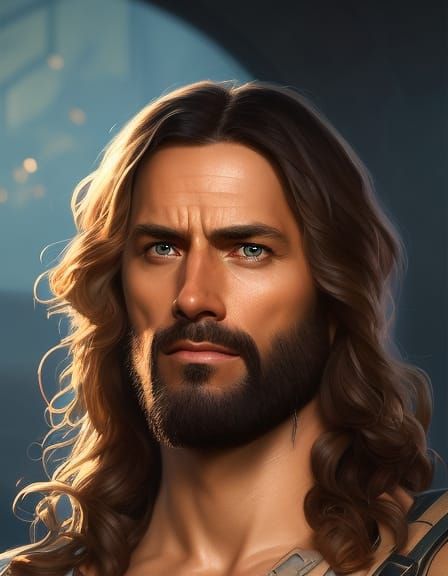 Hyperdetailed Portrait of Jesus Christ in Unreal Engine 5
