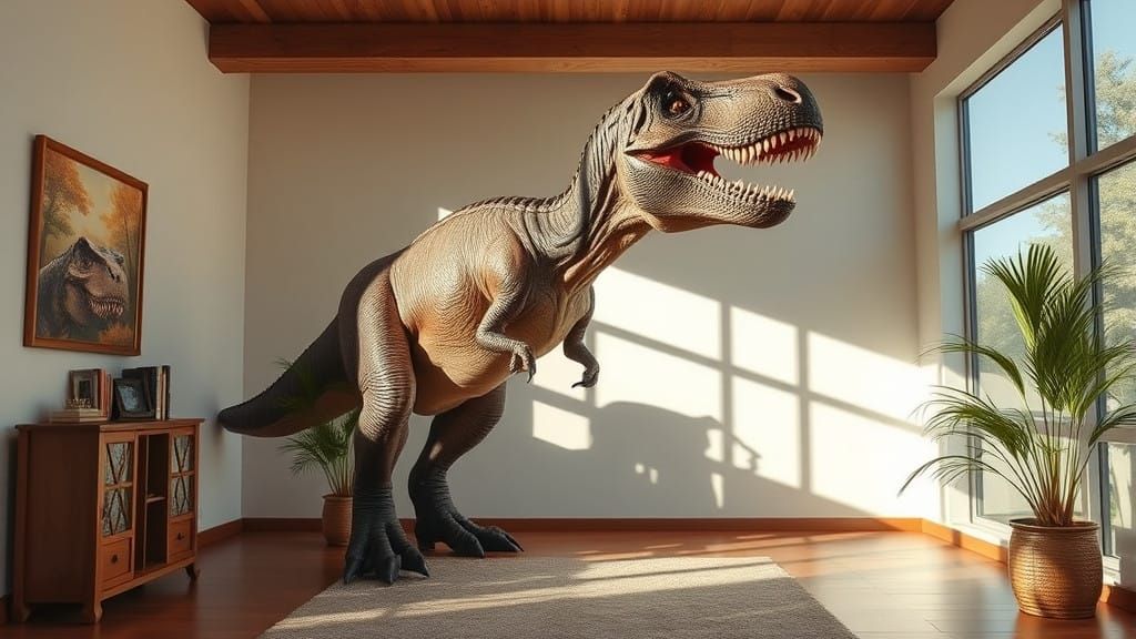 A Room in a Prehistoric World Without a T-Rex