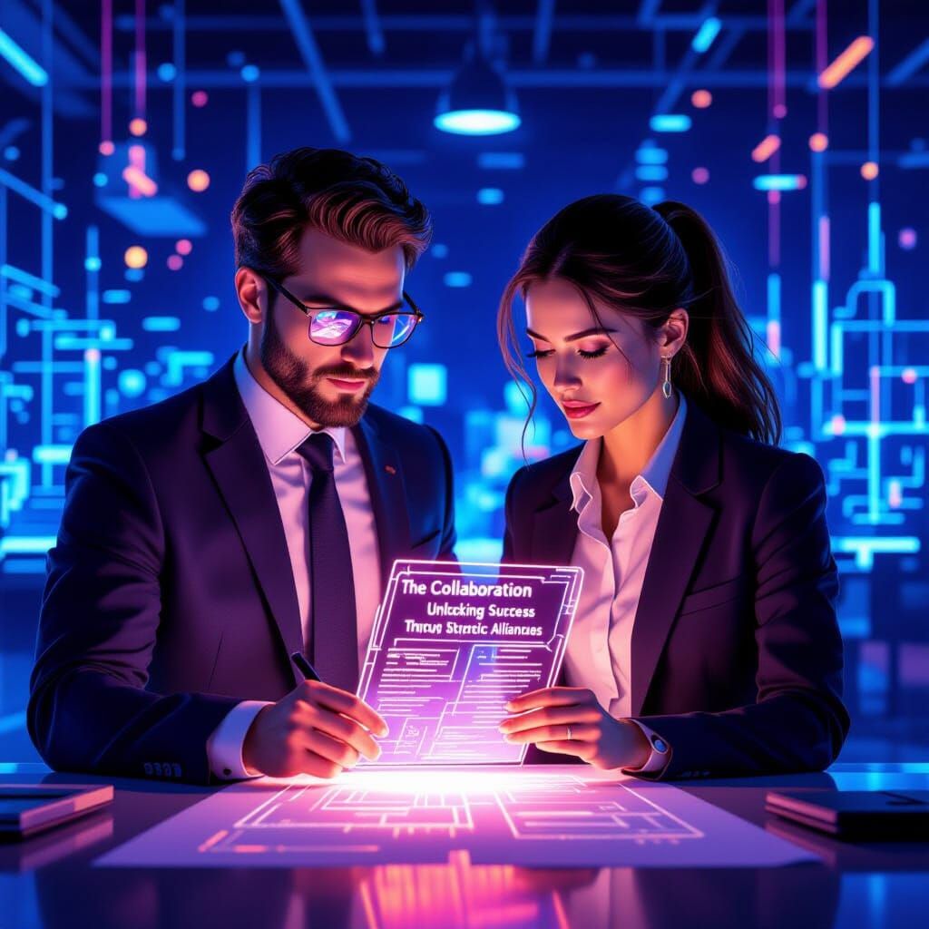 NFT Art: Business Pair Unlocks Collaboration Code