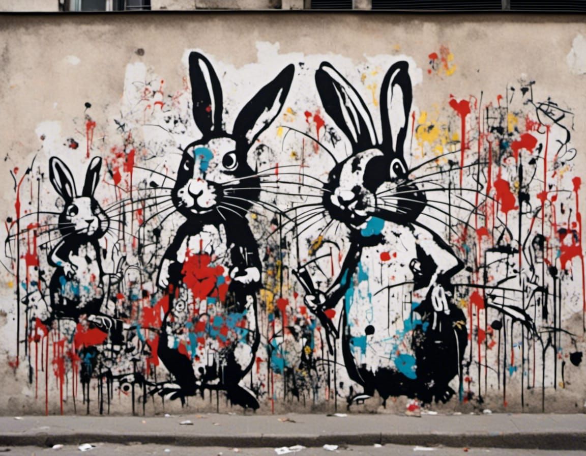 Rats and Rabbits in Paris: Neo-Expressionist Graffiti