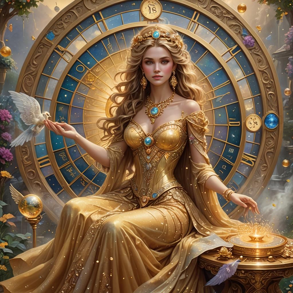 Goddess Fortuna Turning That Wheel Of Fortune For You