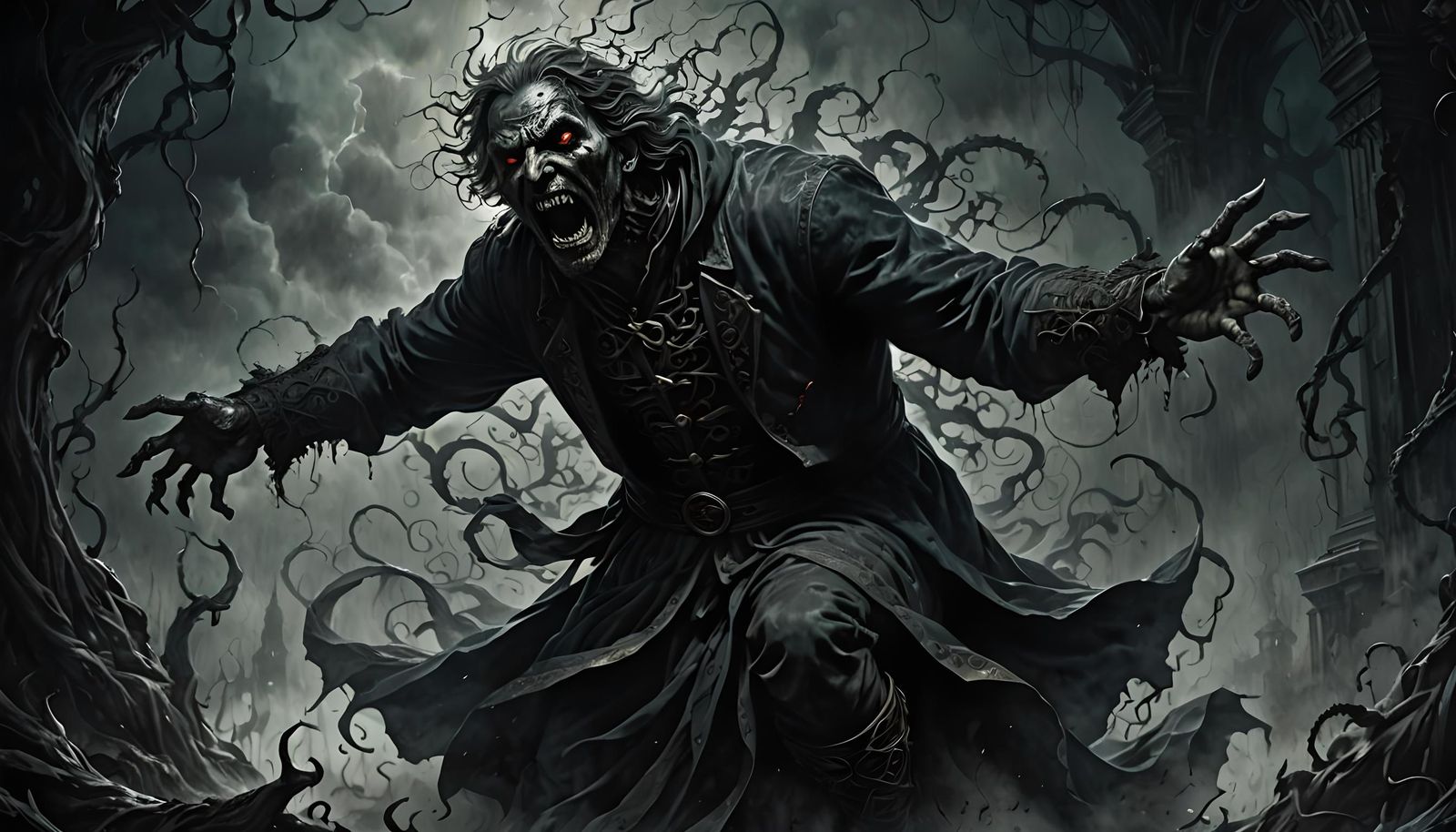 Screaming Horror in Gothic Style