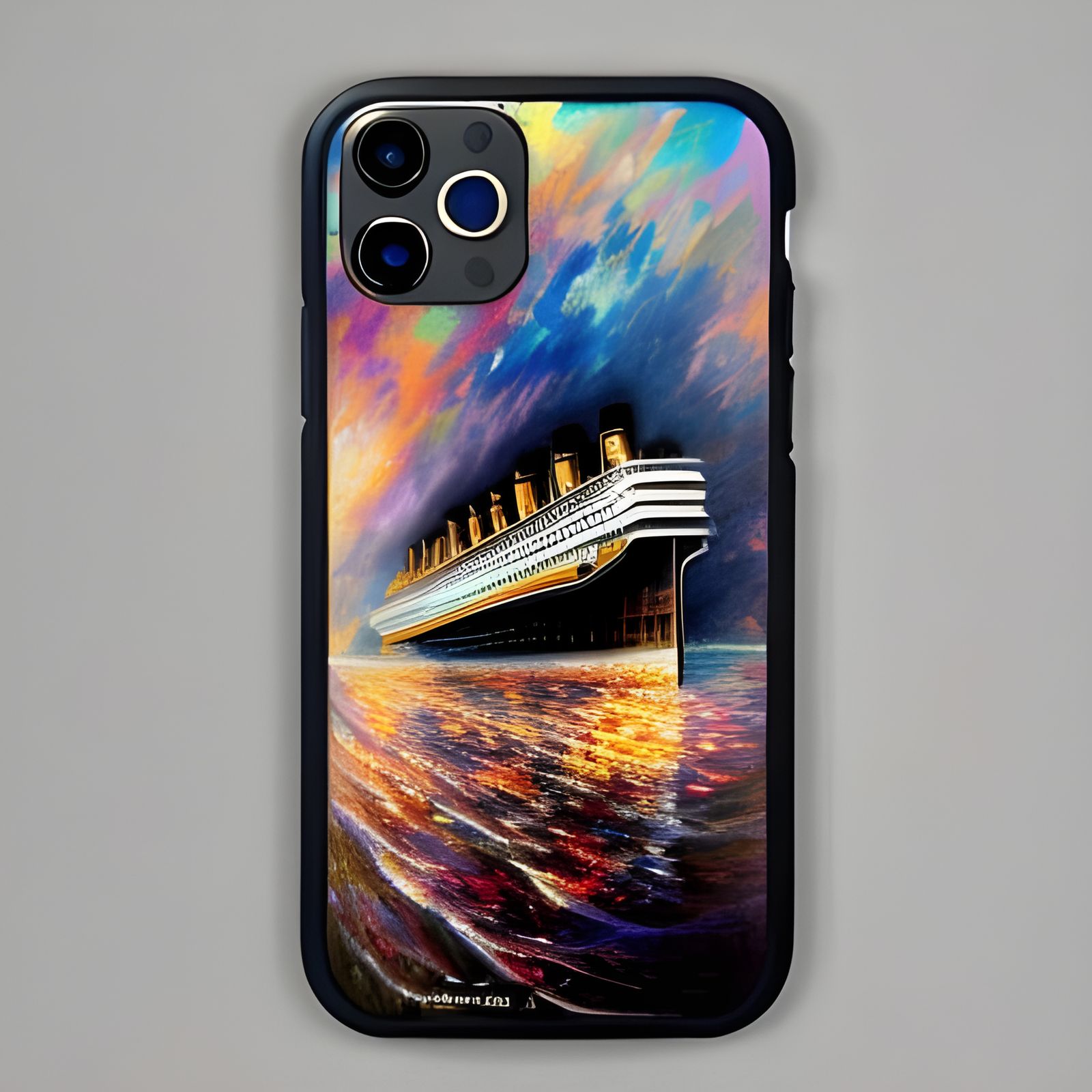 Titanic iPhone 14 Case: Detailed Digital Art