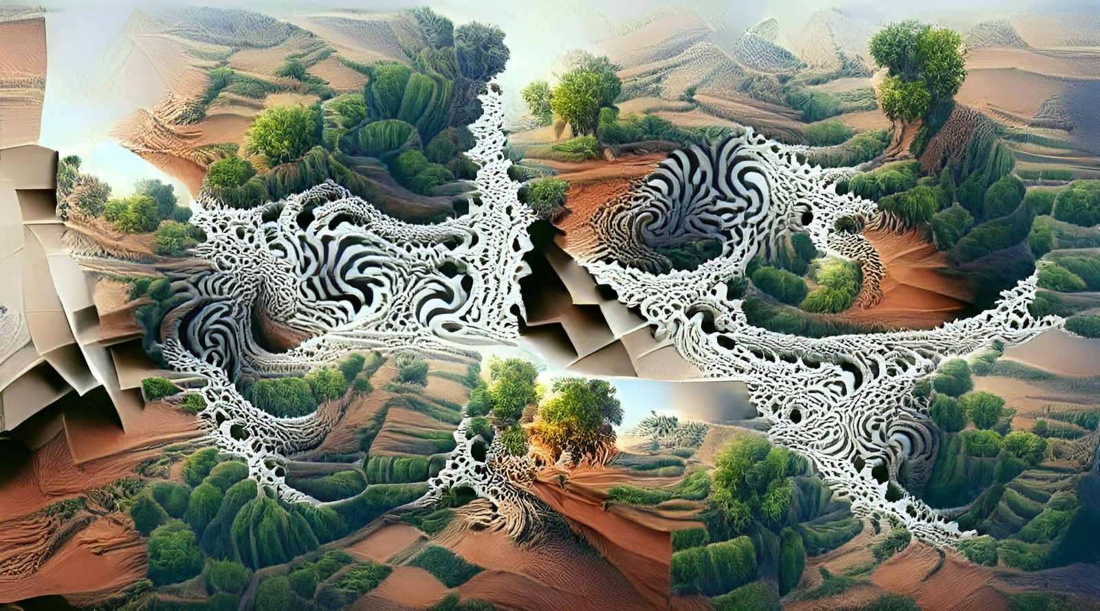 Fractal Loophole Path with Depth of Field