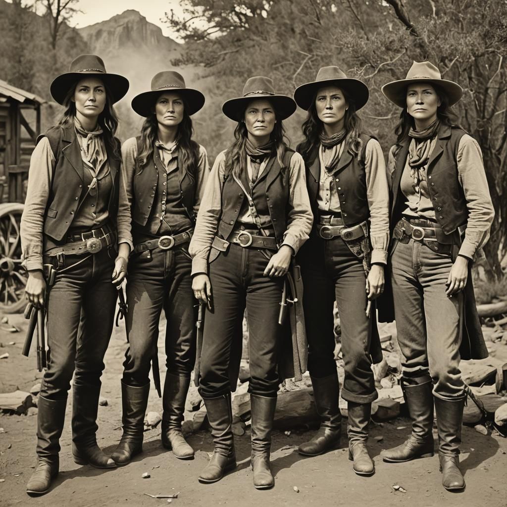 Tough Outlaw Women Stand Together