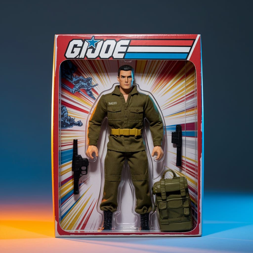 Vintage GI Joe Action Figure in Original Packaging