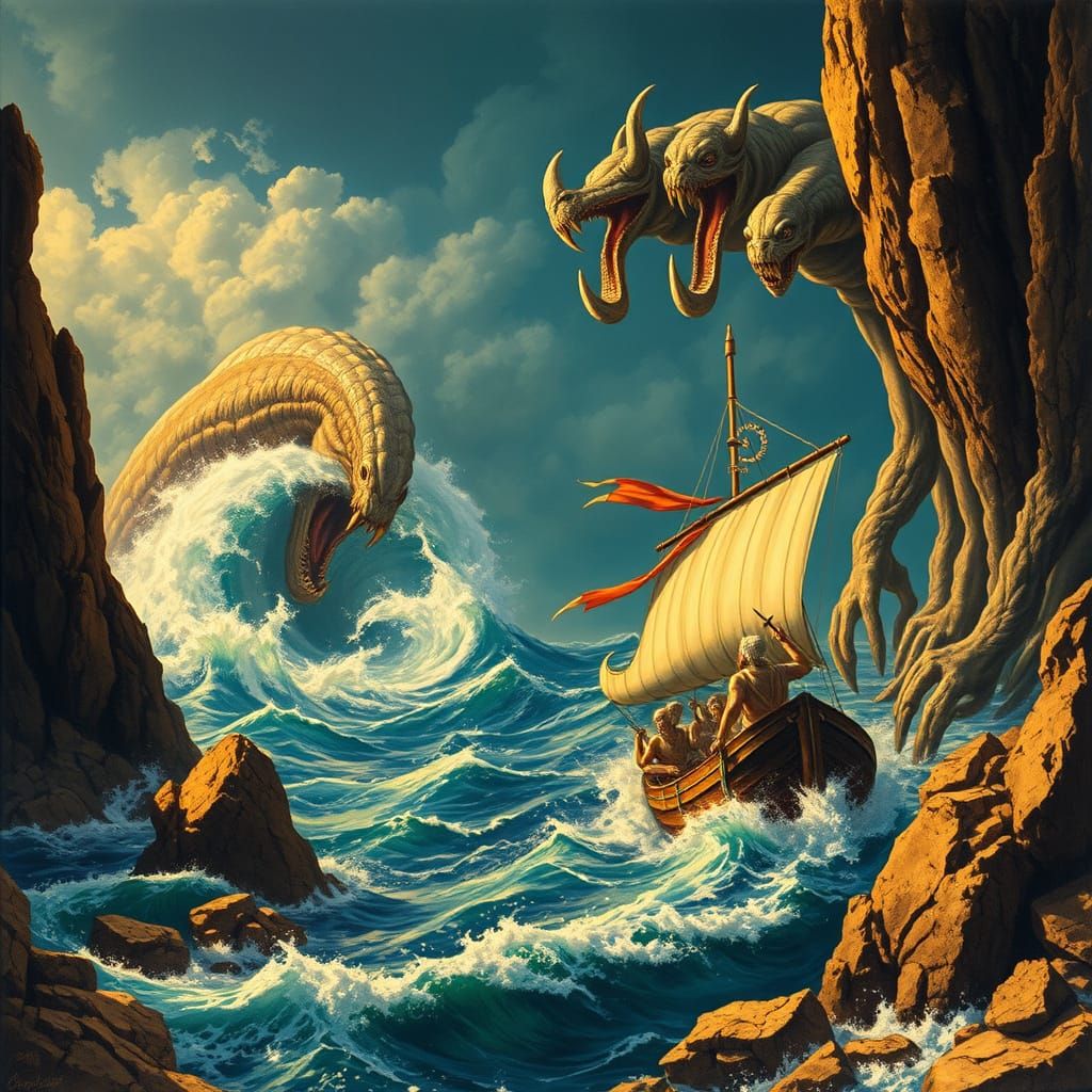 Epic Greek Heroes Face Treacherous Seas