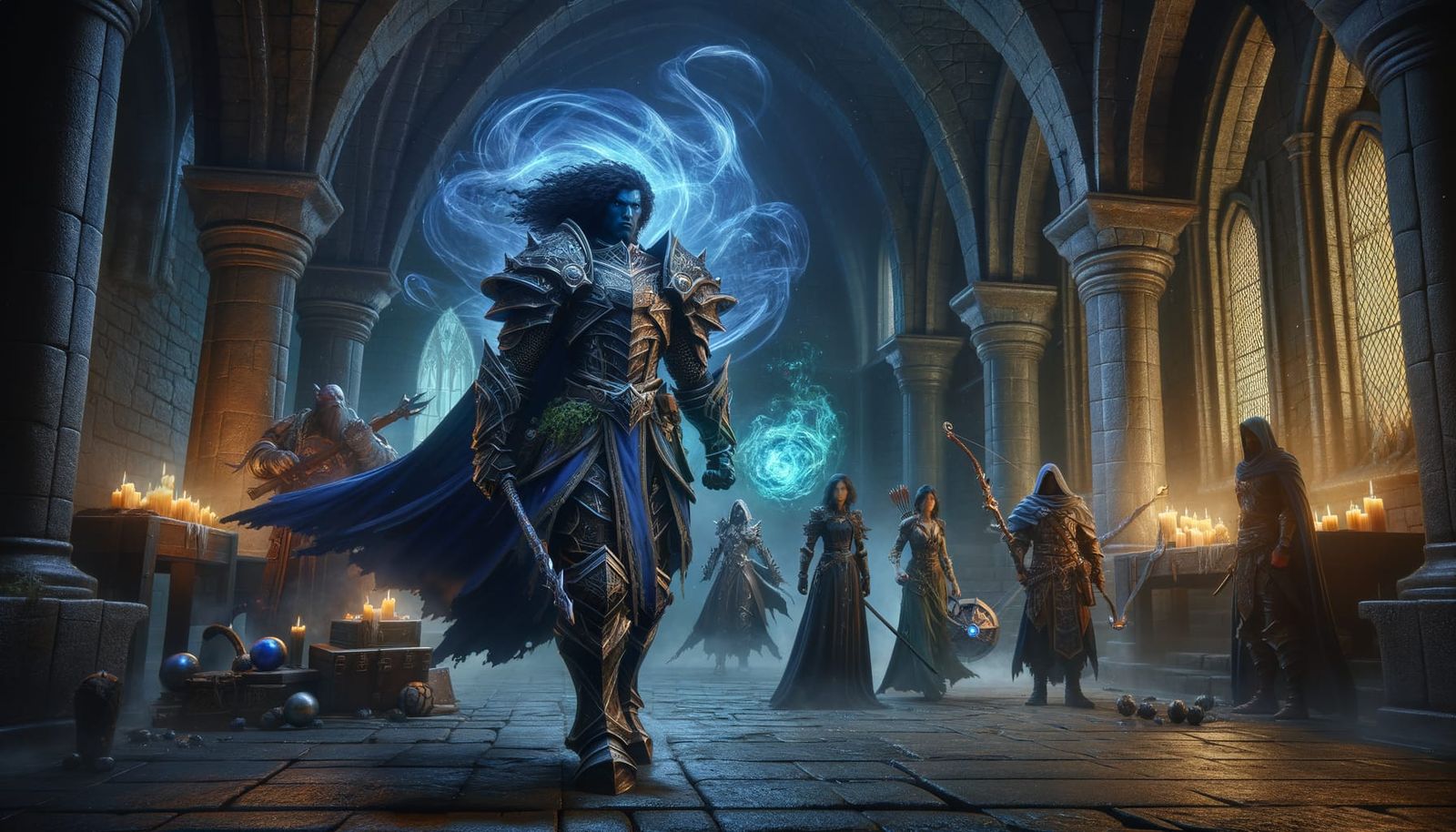 Drow Arcane Guard Protecting Dark Ritual