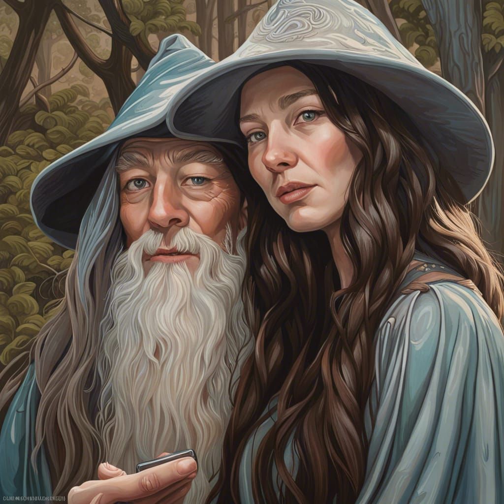 Gandalf taking a selfie 2