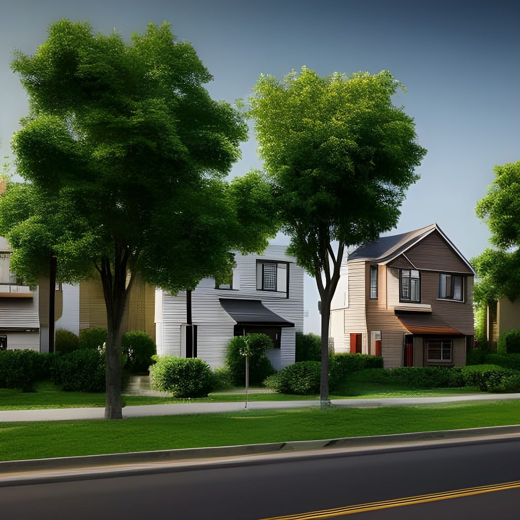 Hyperrealistic Suburban Street Scene in 4K