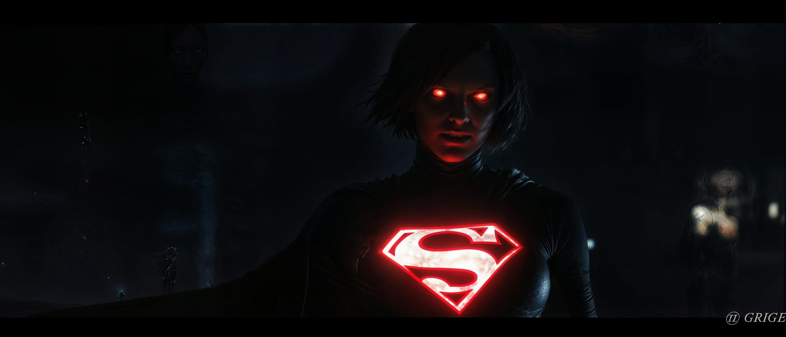 Morally Inverted Supergirl in Dark Dystopian World