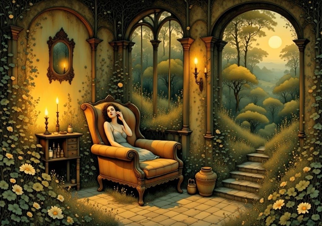 Mystical Home: Folk Art Meets Expressionism