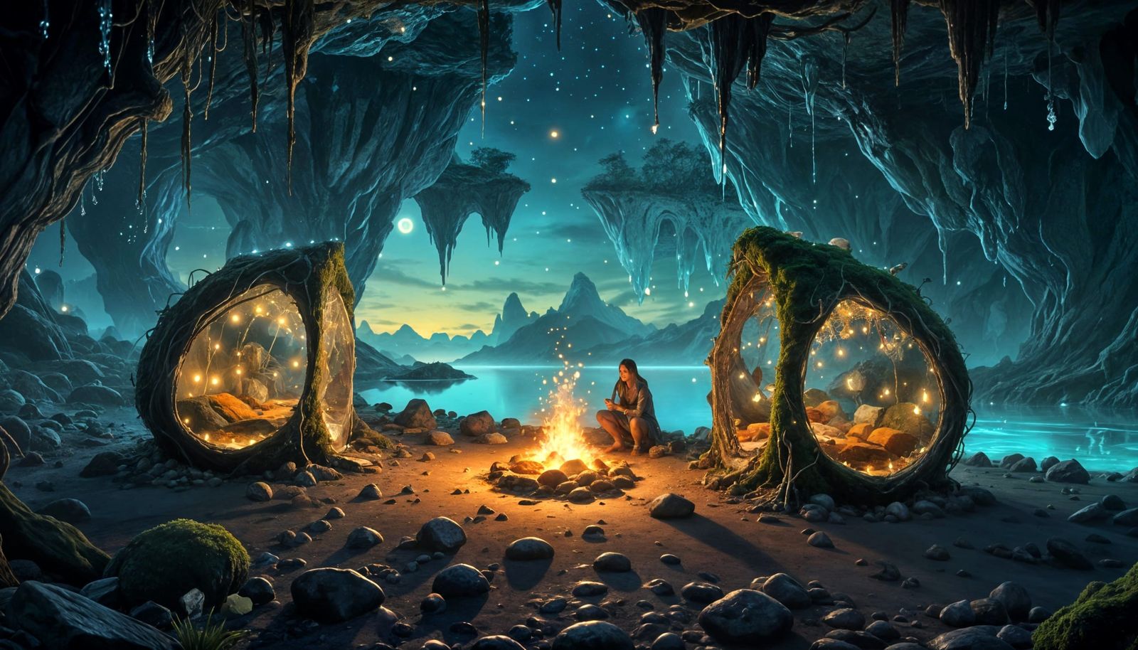 Camping by the lake - Hallelujah mountains