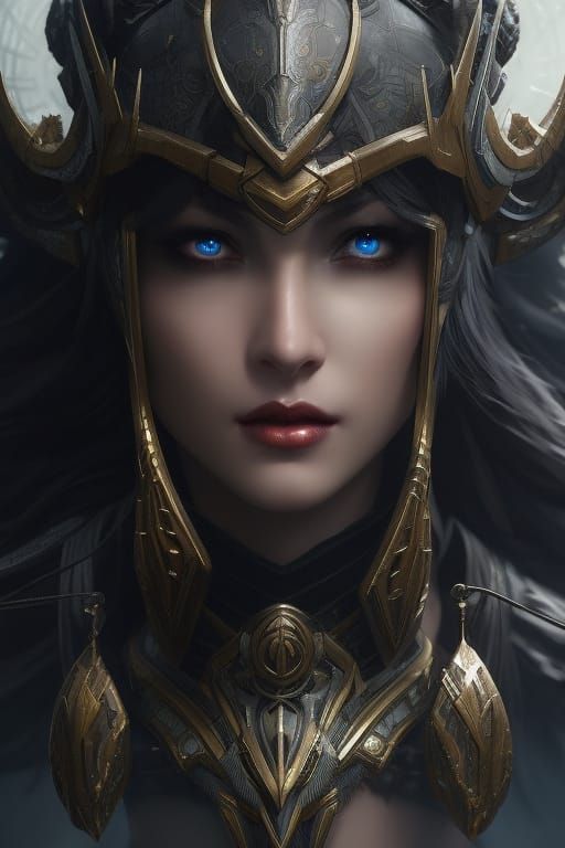 Sinister Man with Spiderweb Armor Portrait