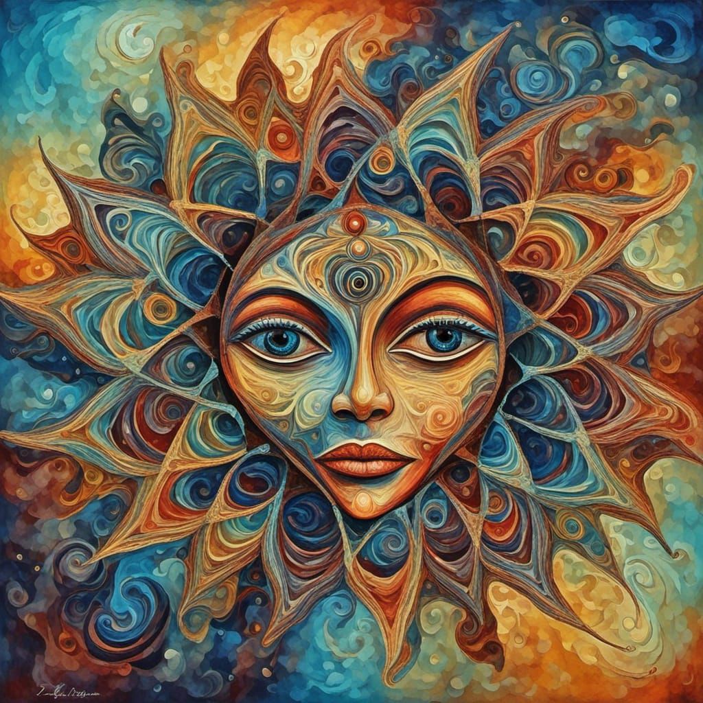 Chromosomal Mother: Aboriginal Fractal Art in 3D