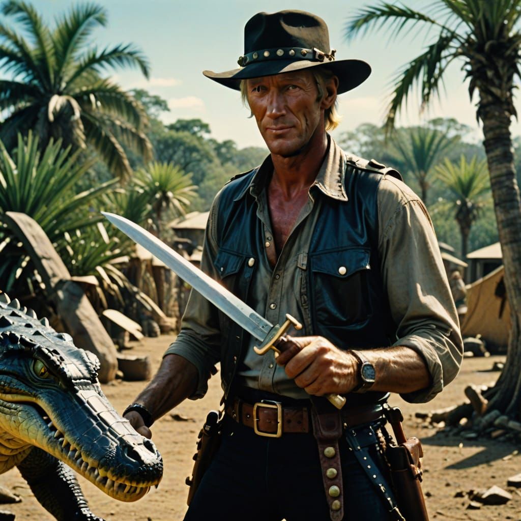 Paul Hogan as Crocodile Dundee