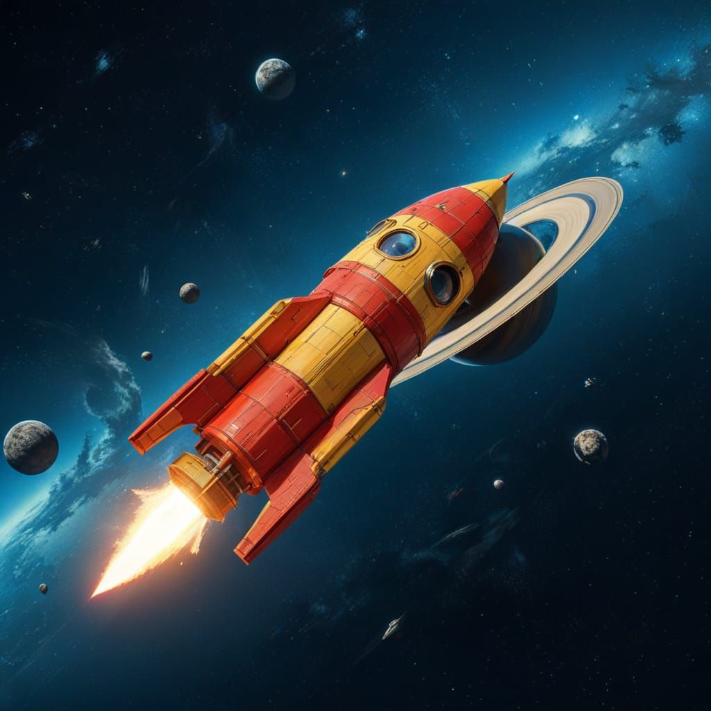 The wonderful journey of the wooden rocket