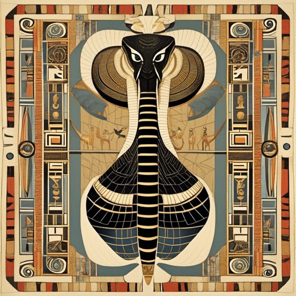 Ancient Egyptian Cobra in Bella Notte Style