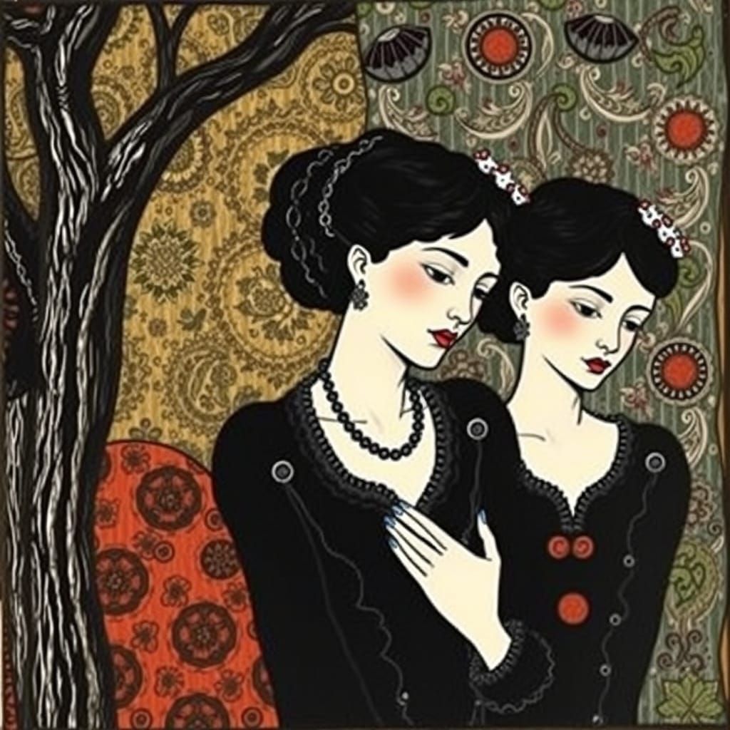 Artistic Fusion in Vibrant Colors