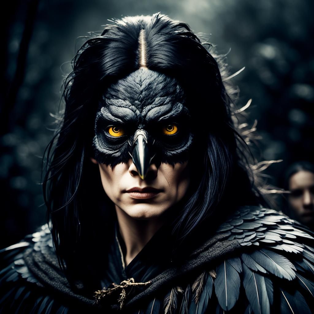 Raven Woman: A Cinematic Portrait