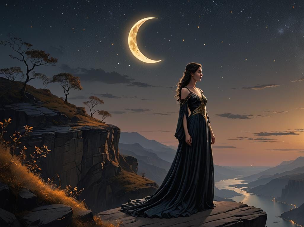 Midnight Scene: A Moment of Quiet Darkness