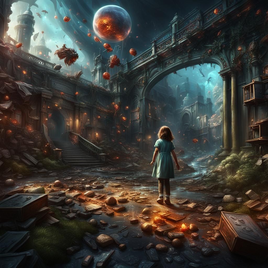 Poignant Medical Scene as Detailed Matte Painting