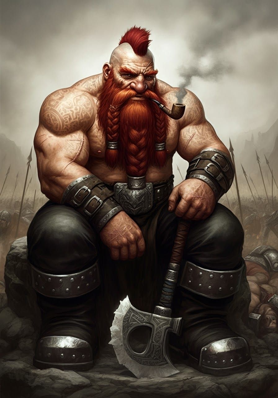Togri Bloodaxe, Dwarven Slayer "Damn, now I've got to find s...