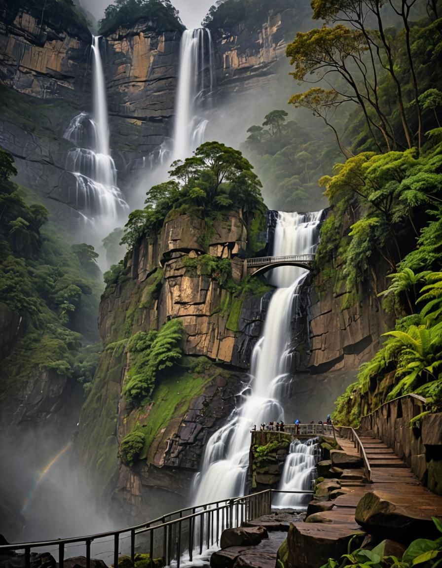 Walk Among the Falls