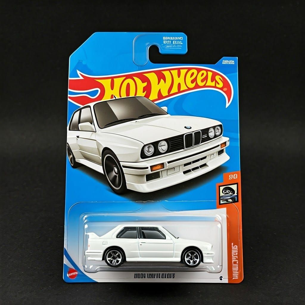 Vintage BMW E30 M3 Hot Wheels Toy Car