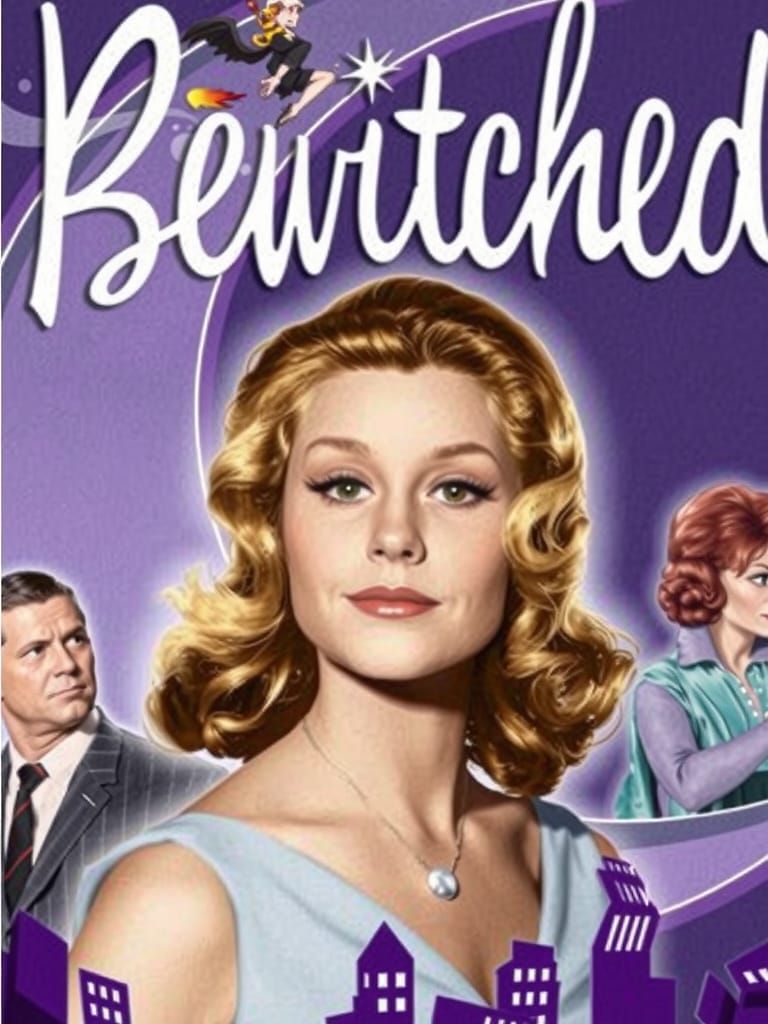 Woman in Wildflower Field, Alphonse Mucha Style