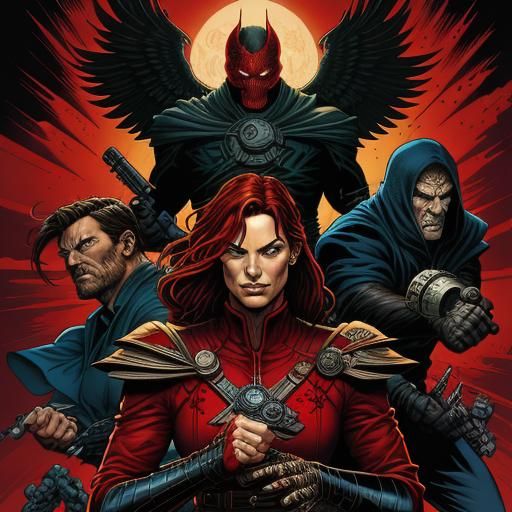 Dynamic Comic Art of Morning Dawn