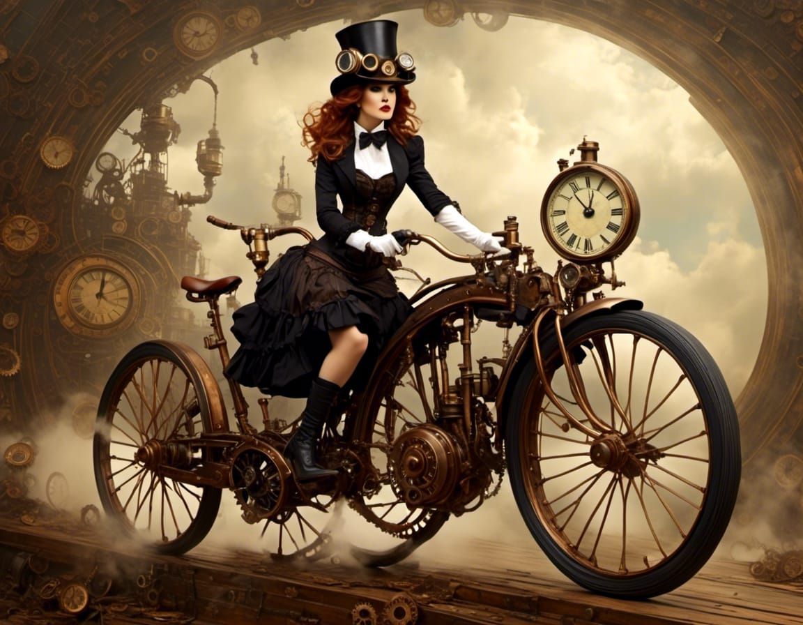 steampunk bicycle