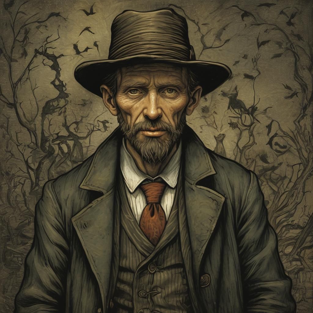 Grimdark Fantasy in Impasto Style