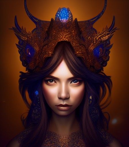 Sinderralla Mandy ndy Jurgens and Hou China, trending on Artstation, golden hour, DeviantArt, portrait, maximalist, fant...