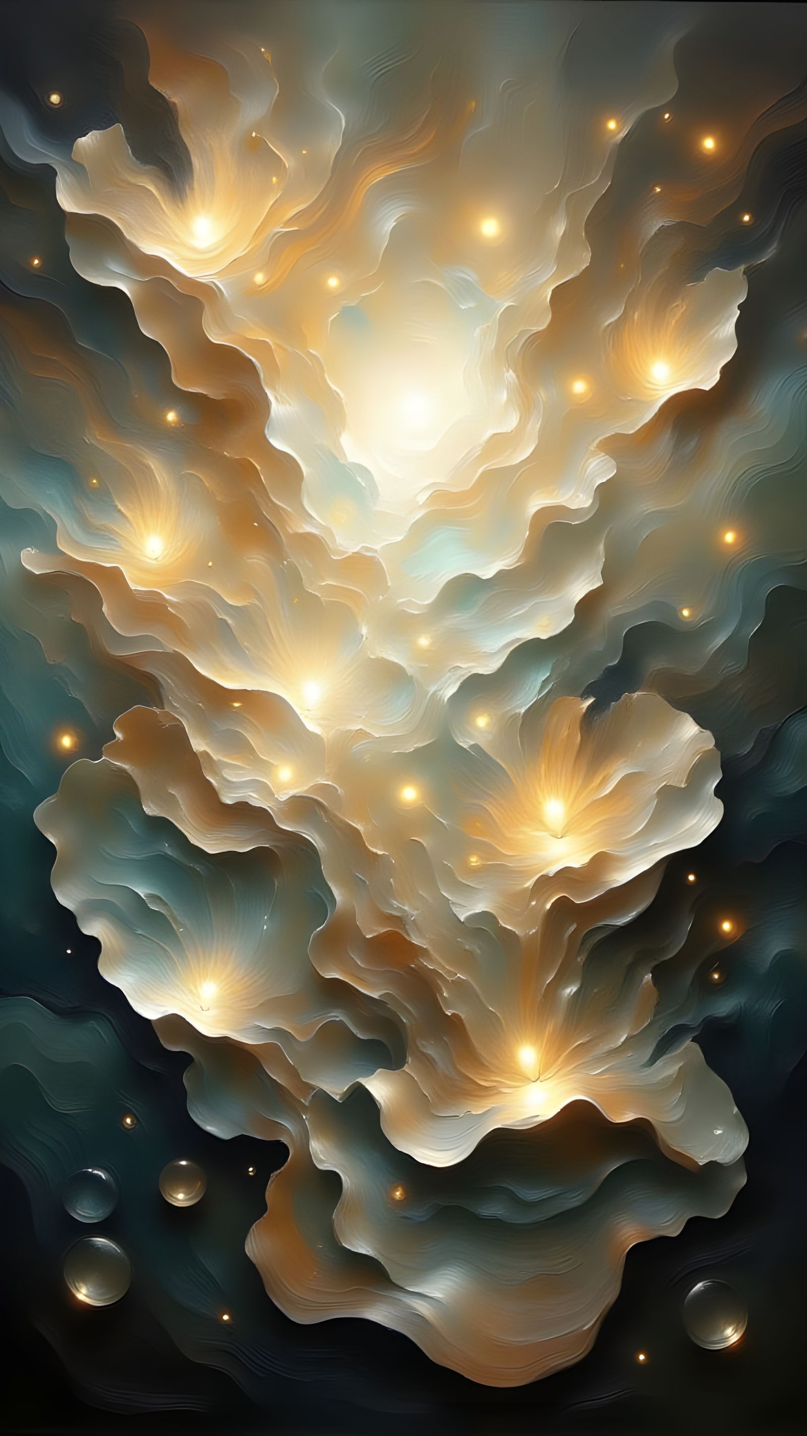 Abstract Glass Impressionism Masterpiece