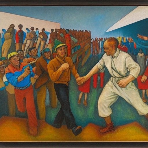 Socialist Realism: Workers United in Strength