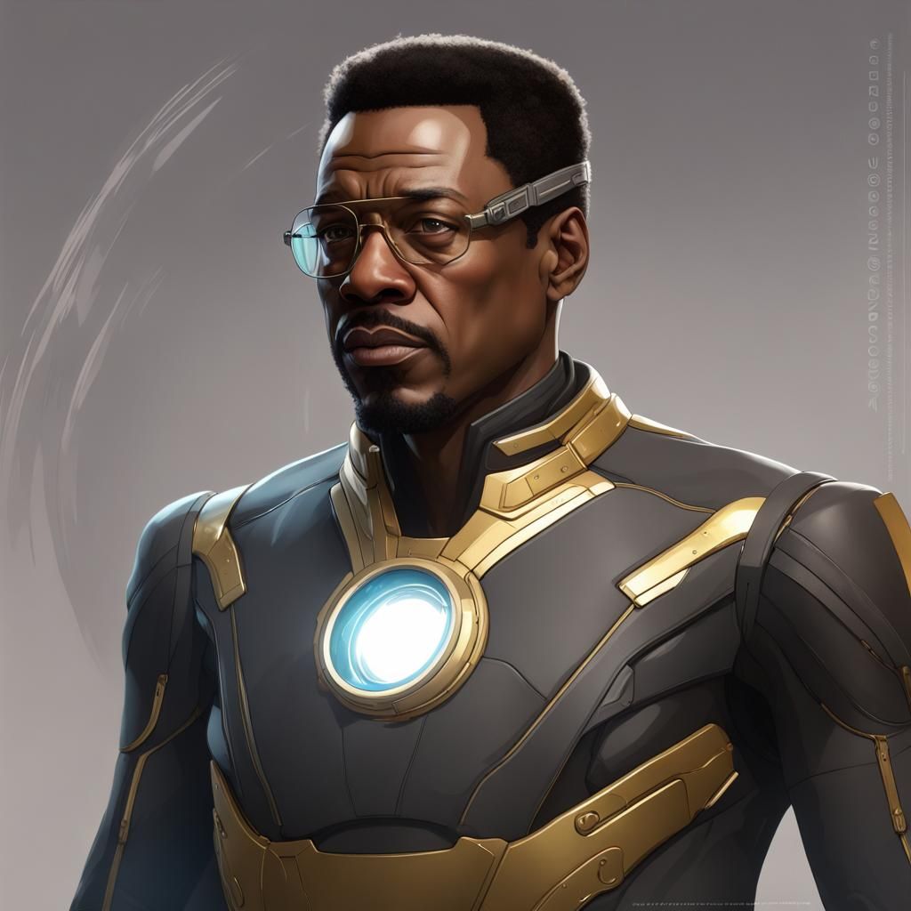 Visionary Engineer Portrait in Hyperdetailed Style