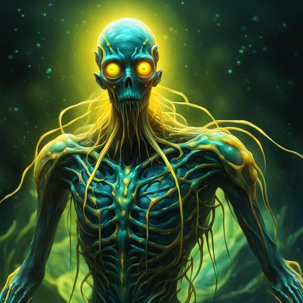 Eerie Bioluminescent Horror in Unreal Engine 5