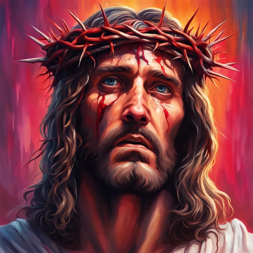 Jesus Christ but sad