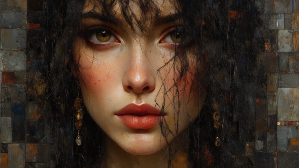 Baker Portrait in Caravaggio Chiaroscuro Style