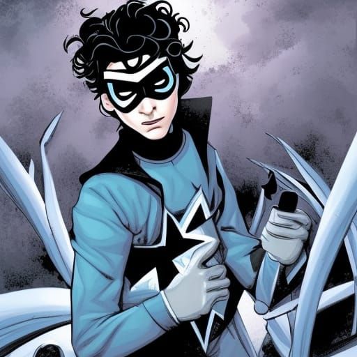 Ghost Superhero Comic Book Art