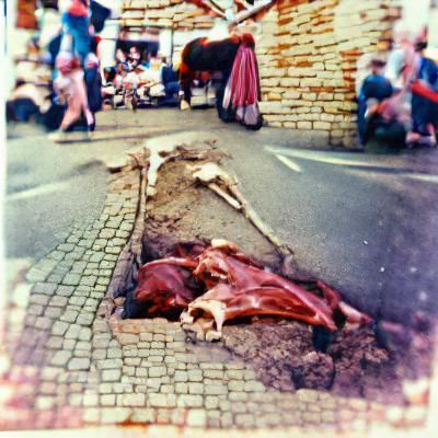Lively Medieval Street Celebration