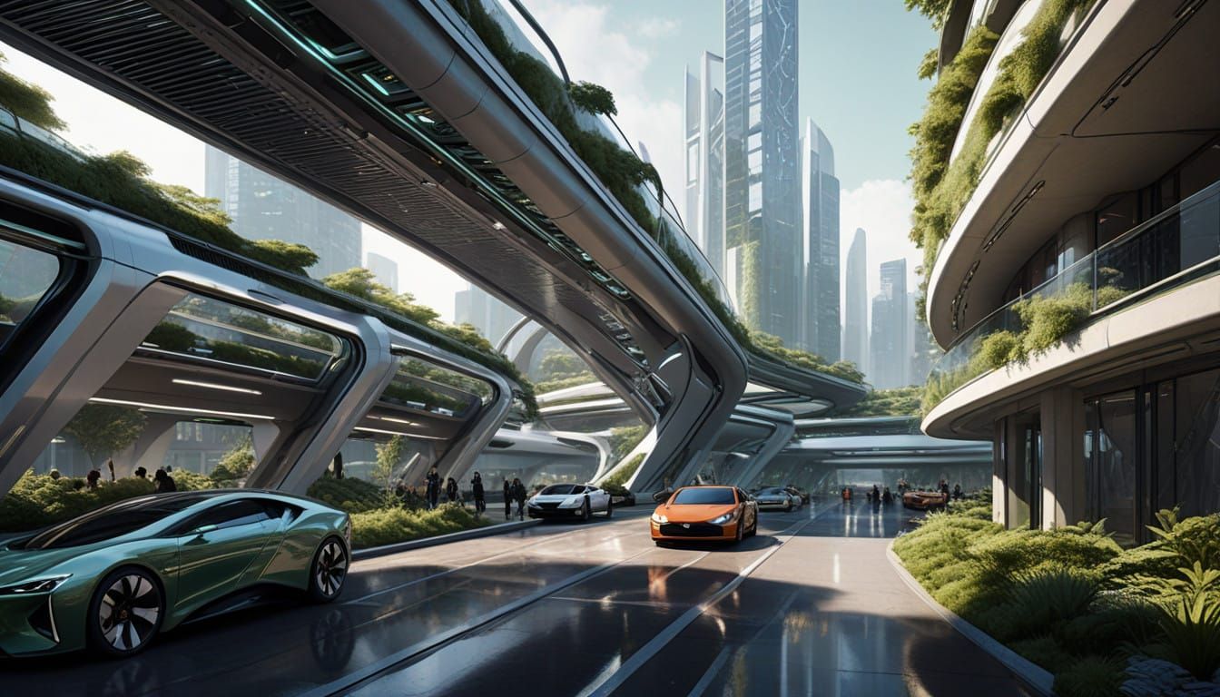 Futuristic Eco-City Grows from the Earth