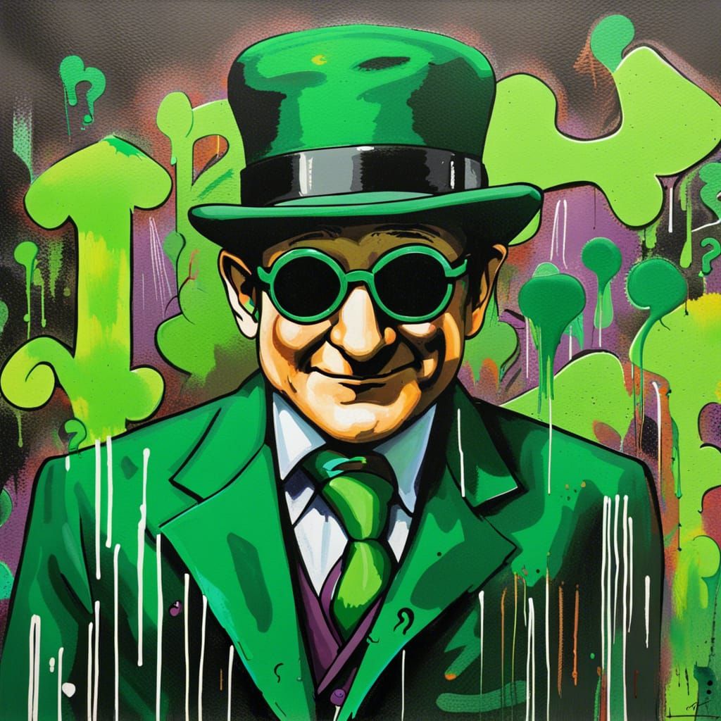 Robin Williams as Graffiti Art Riddler