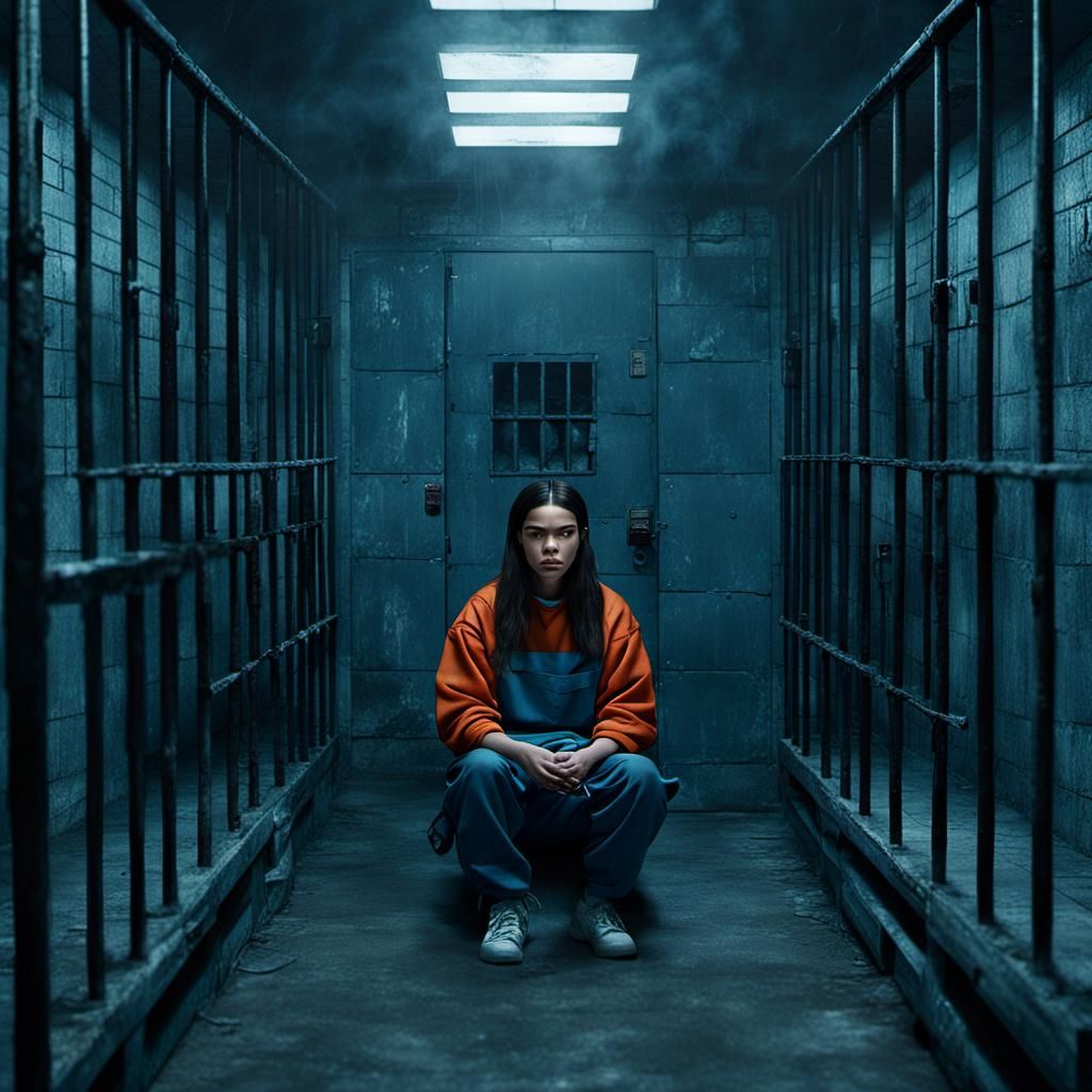 Hailee Steinfeld in Prison Cell: Digital Matte Painting